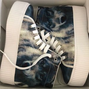 Jeffrey Campbell Hiya Wolf Flatform-Sneaker